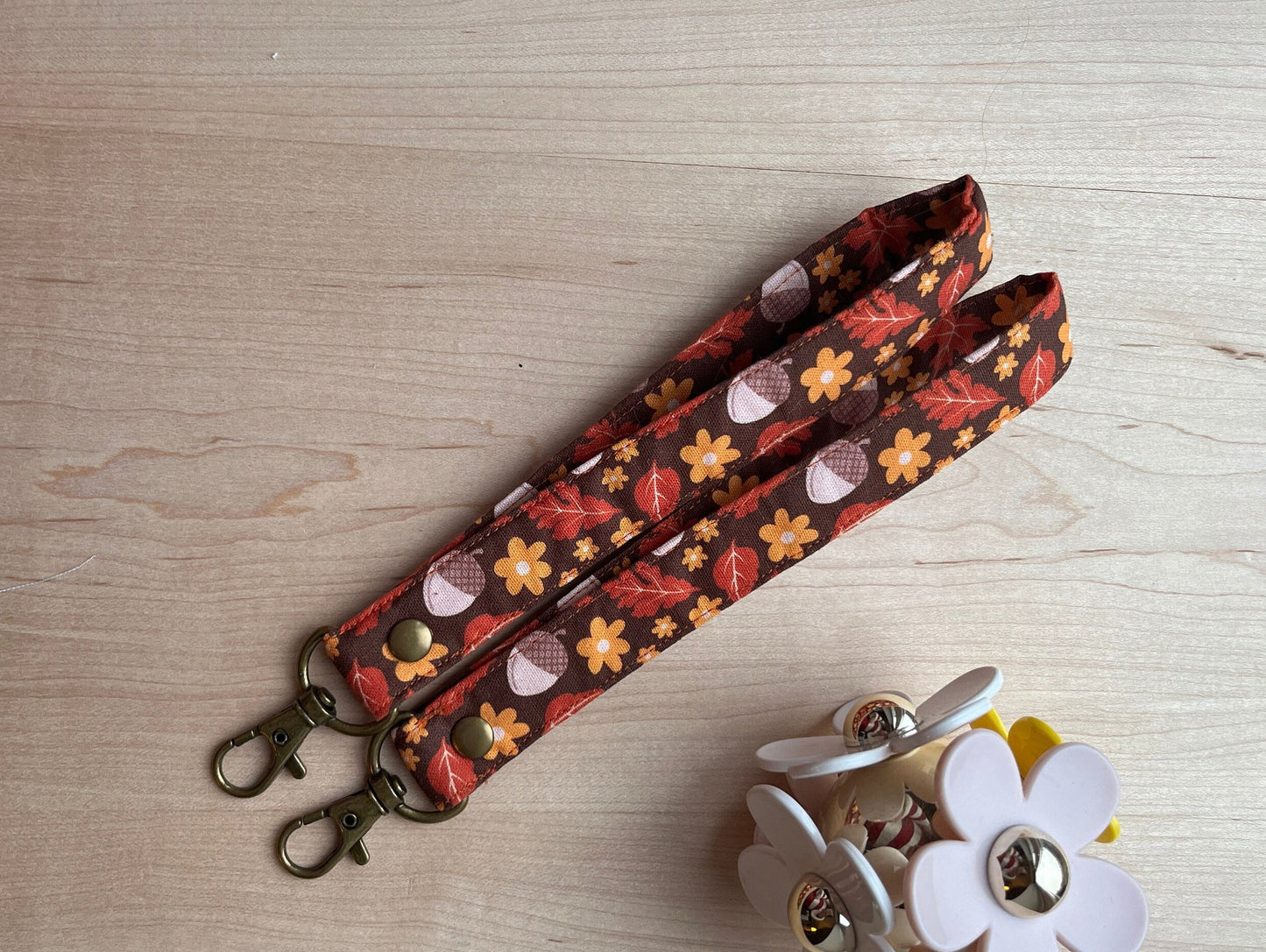 Autumn Fabric Wristlet