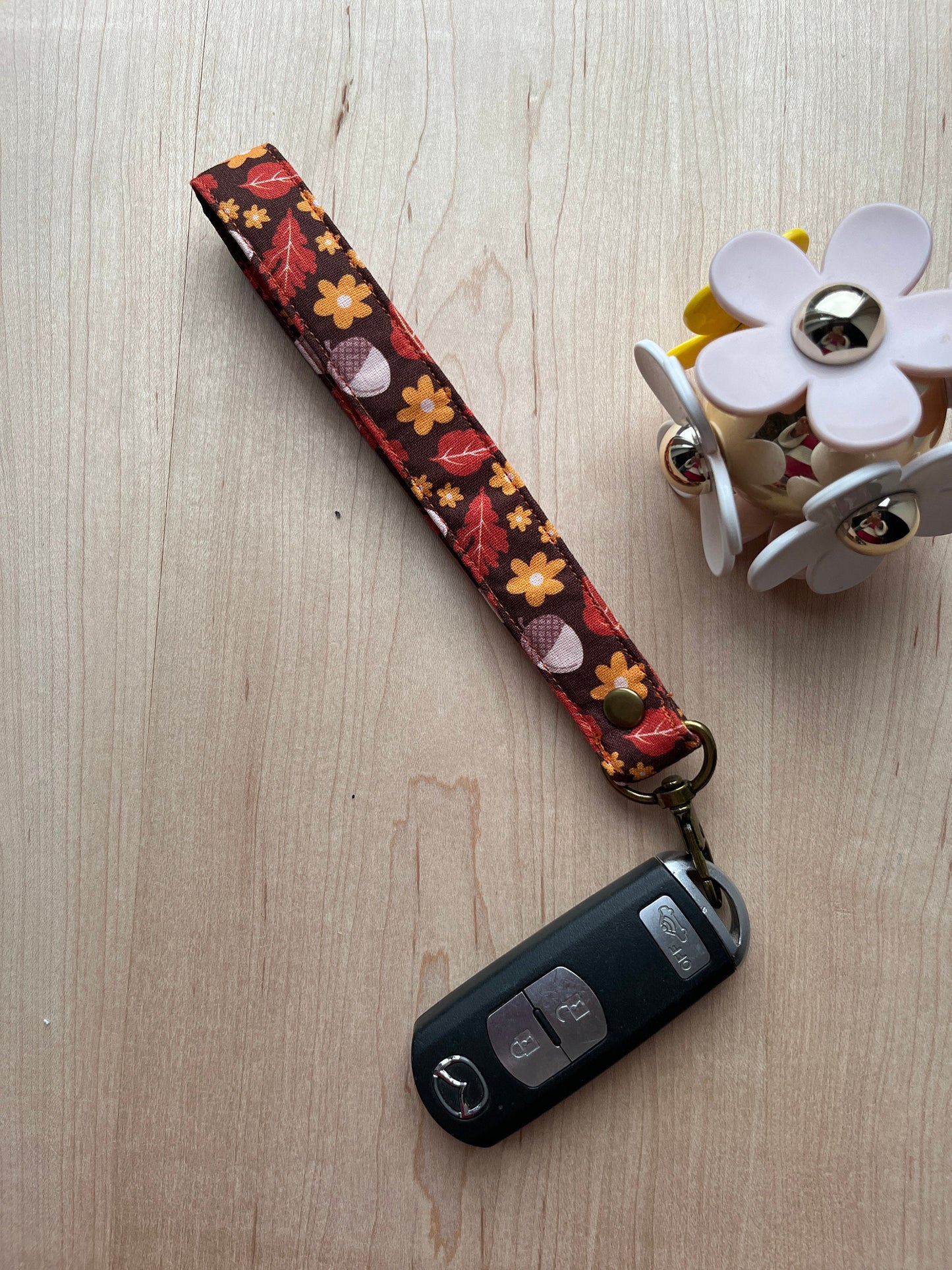 Autumn Fabric Wristlet