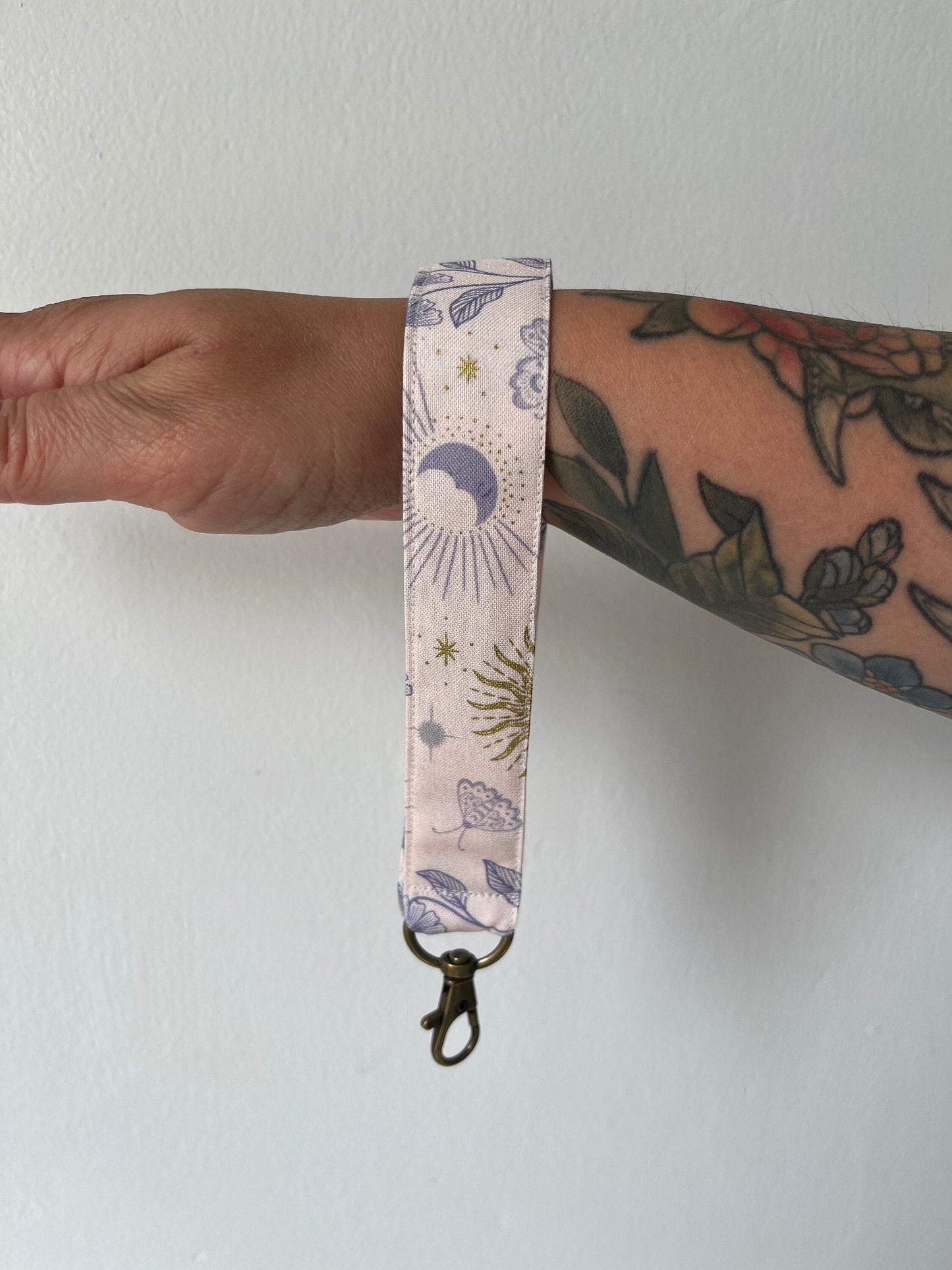 Celestial Fabric Wristlet