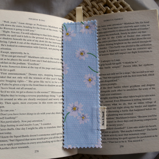 Blue Daisies Bookmarks