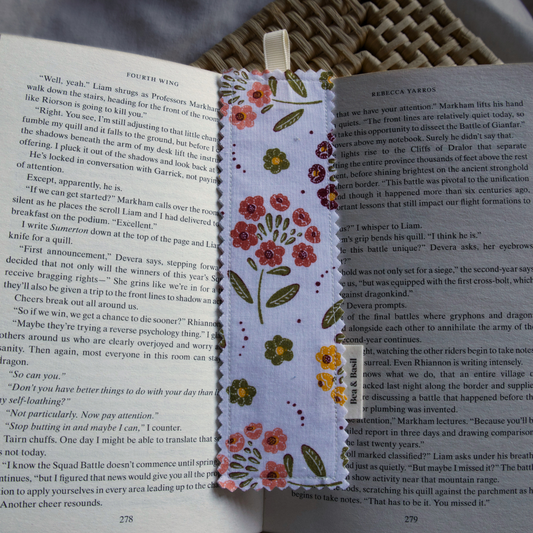 Autumn Flowers Bookmark