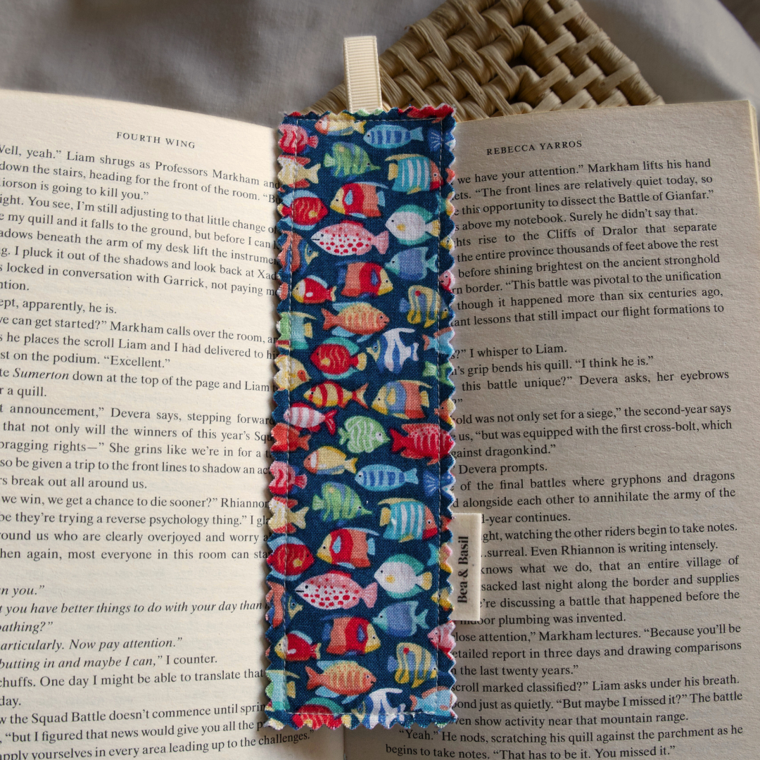 Blue Fish Bookmark