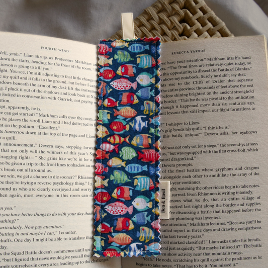 Blue Fish Bookmark