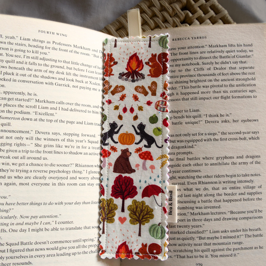 Autumn Woodland Bookmark