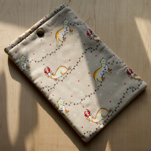 Kindle Sleeve - Christmas Ferrets