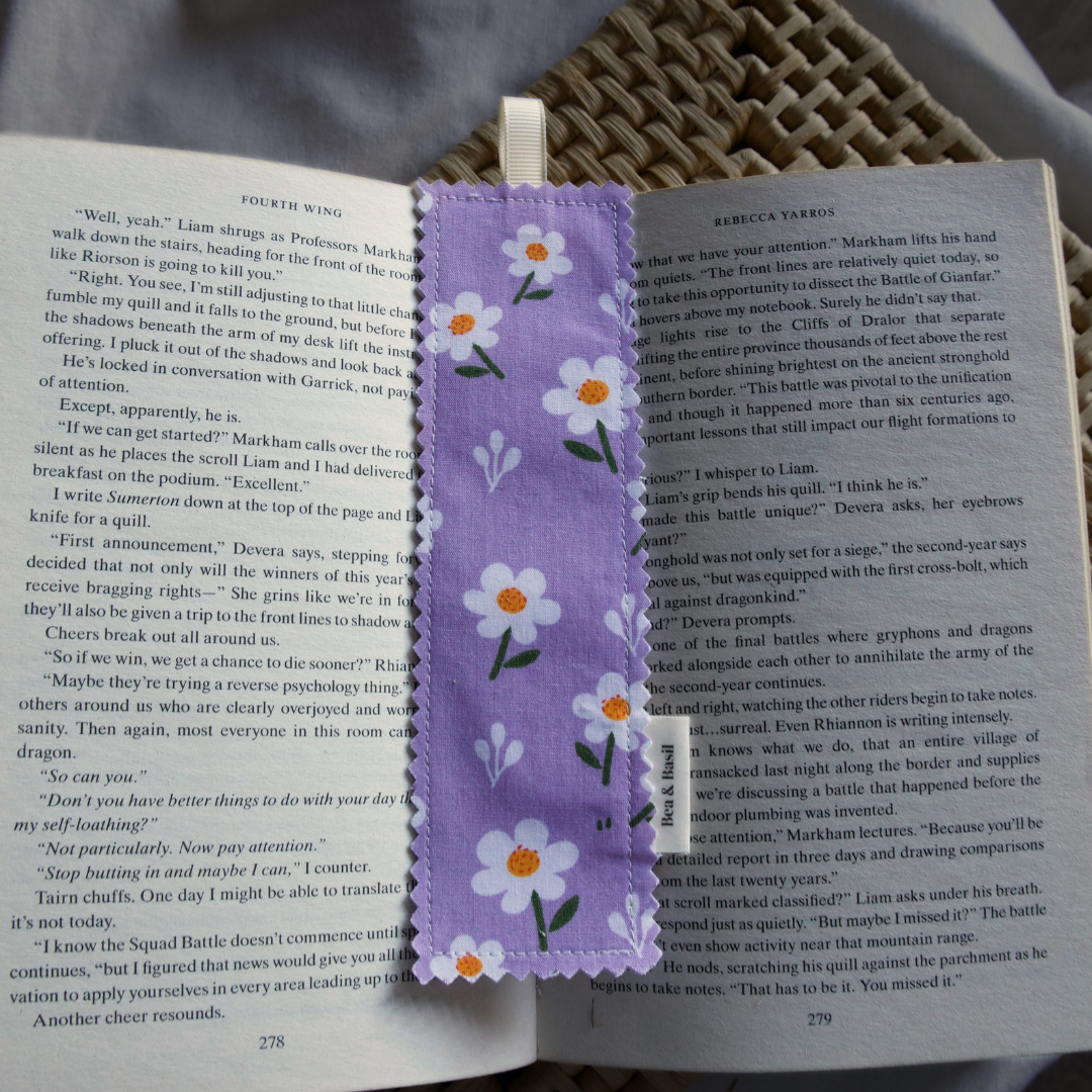 Daisies On Purple