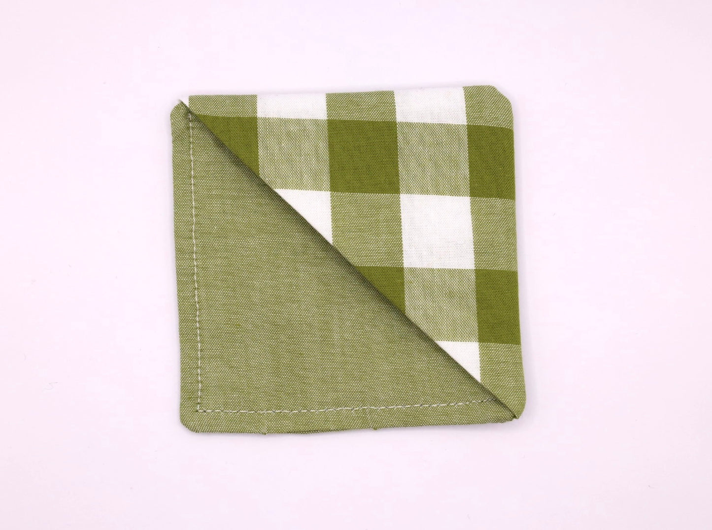 Fabric Corner Bookmark -Ginghams