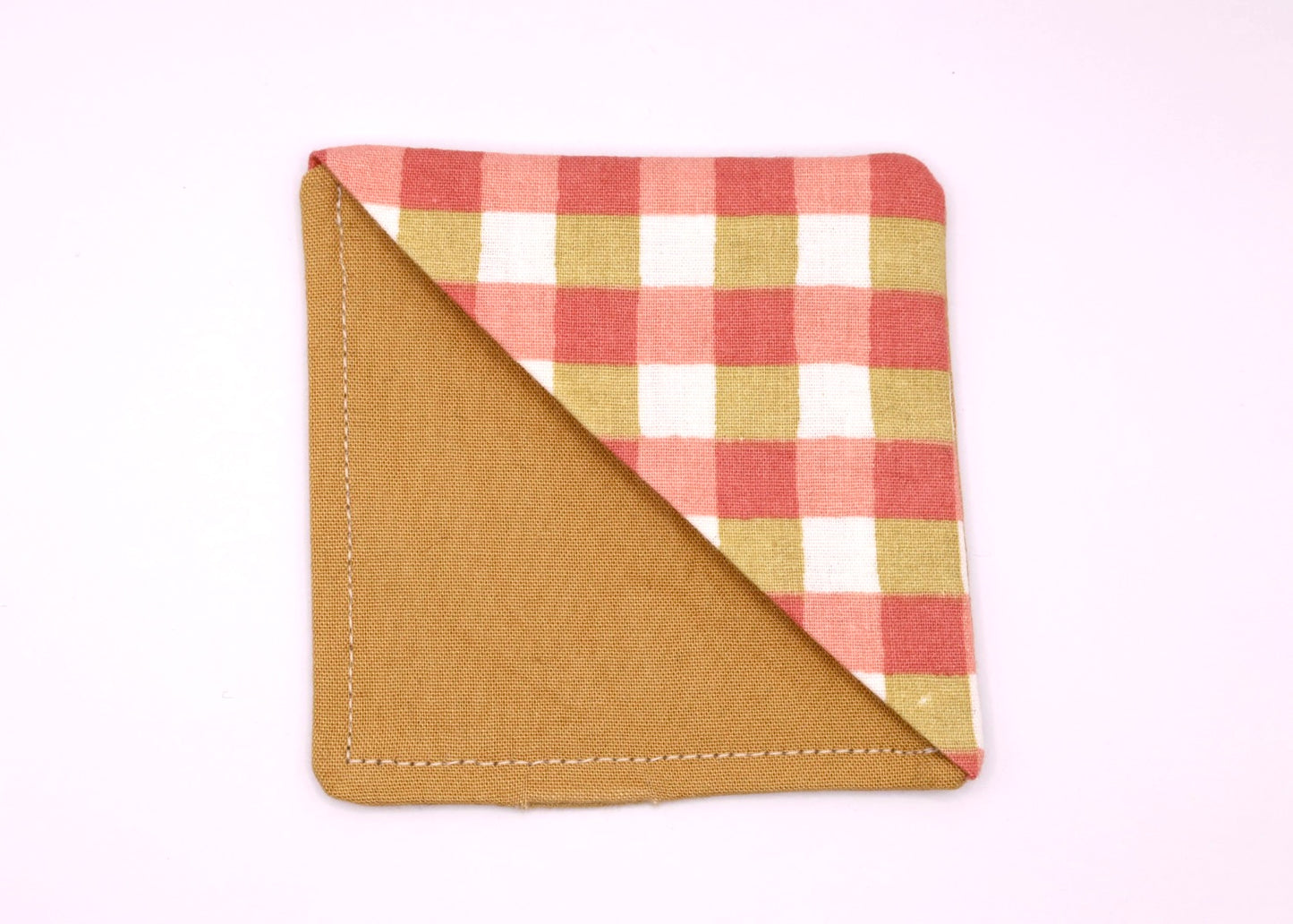 Fabric Corner Bookmark -Ginghams