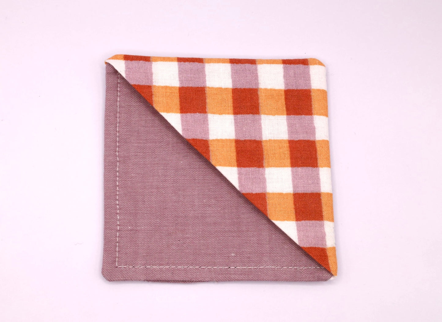 Fabric Corner Bookmark -Ginghams