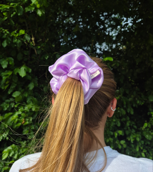 Satin Scrunchie - Lilac