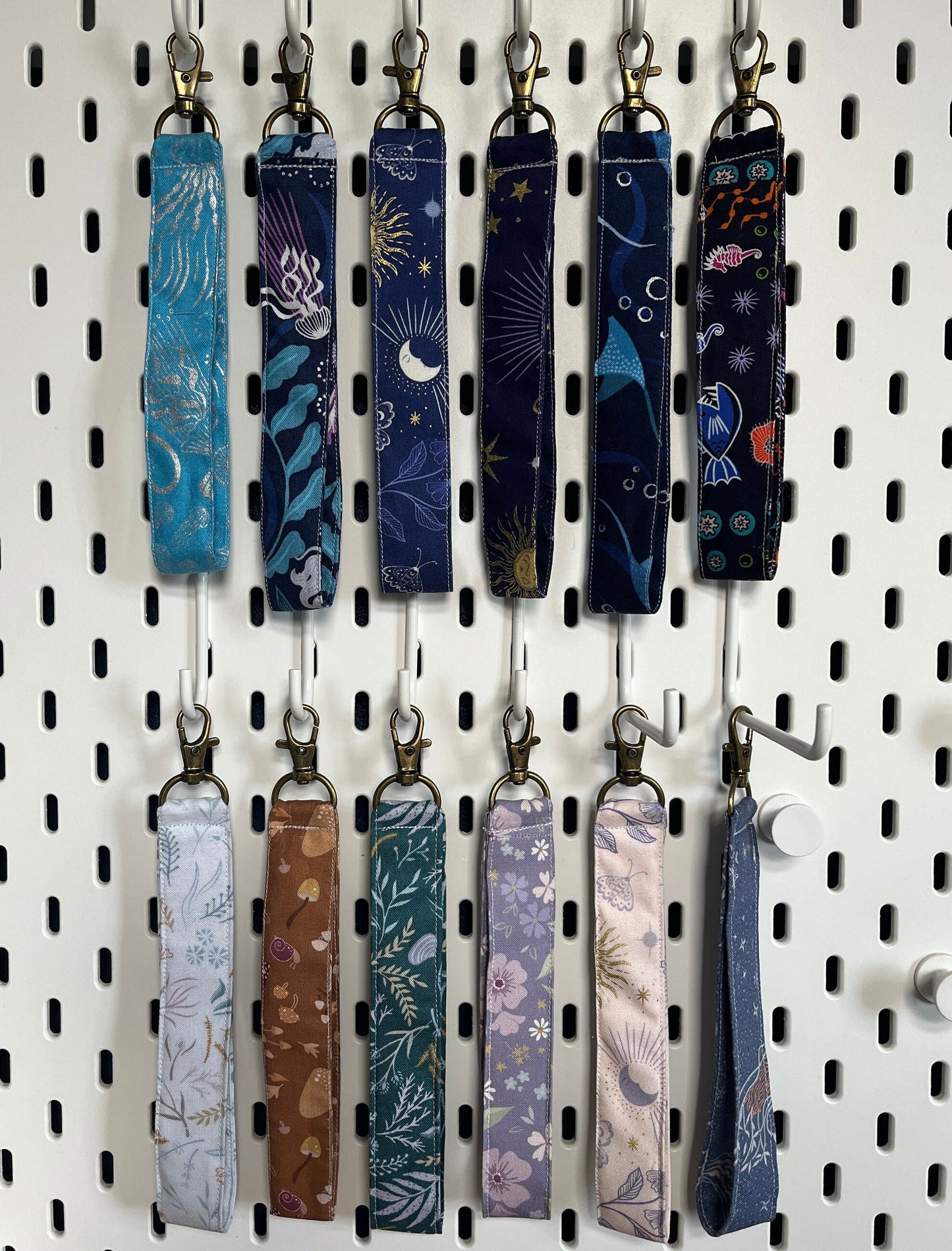 Celestial Fabric Wristlet