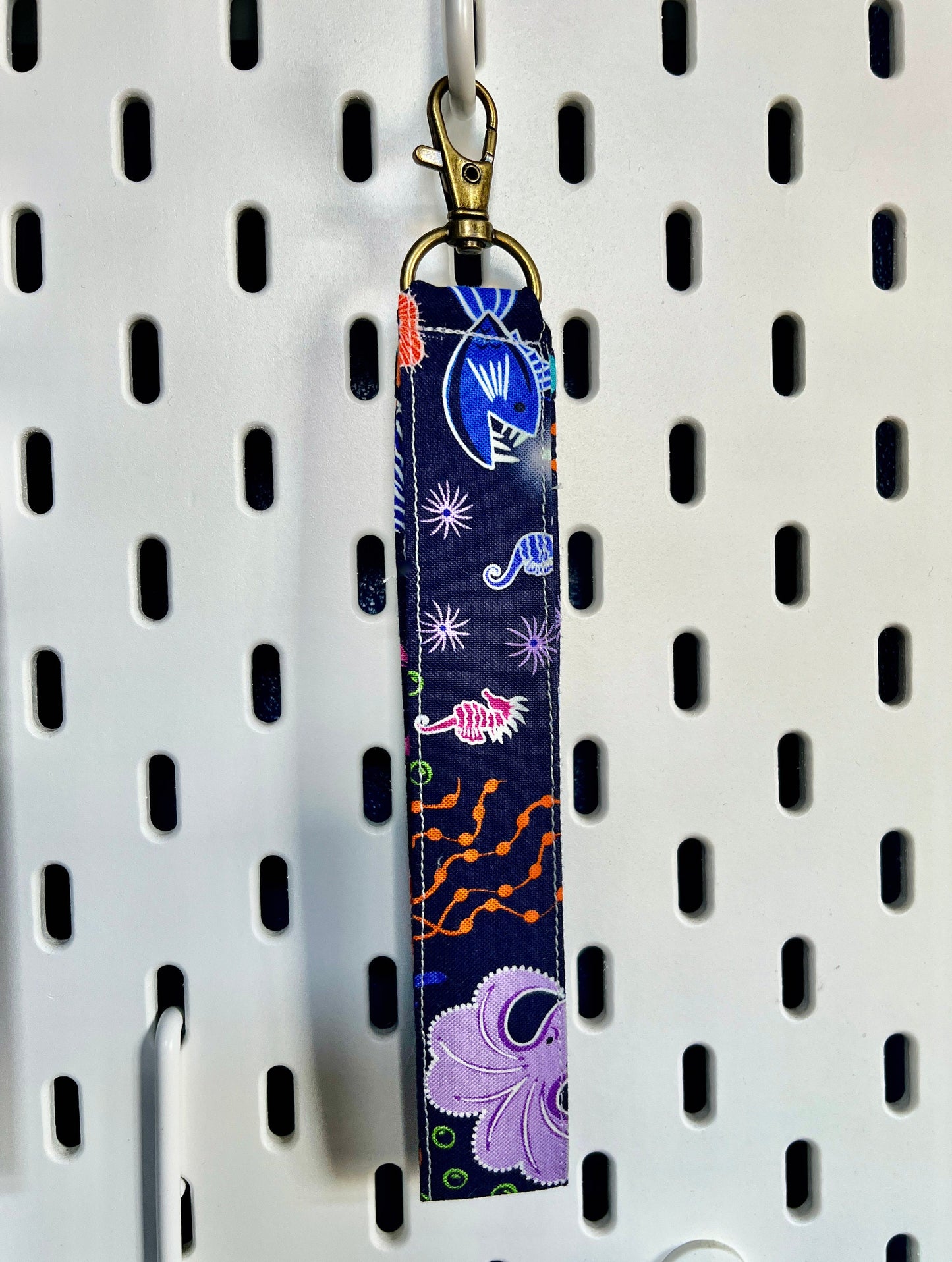 Deep Sea Creatures Fabric Wristlet