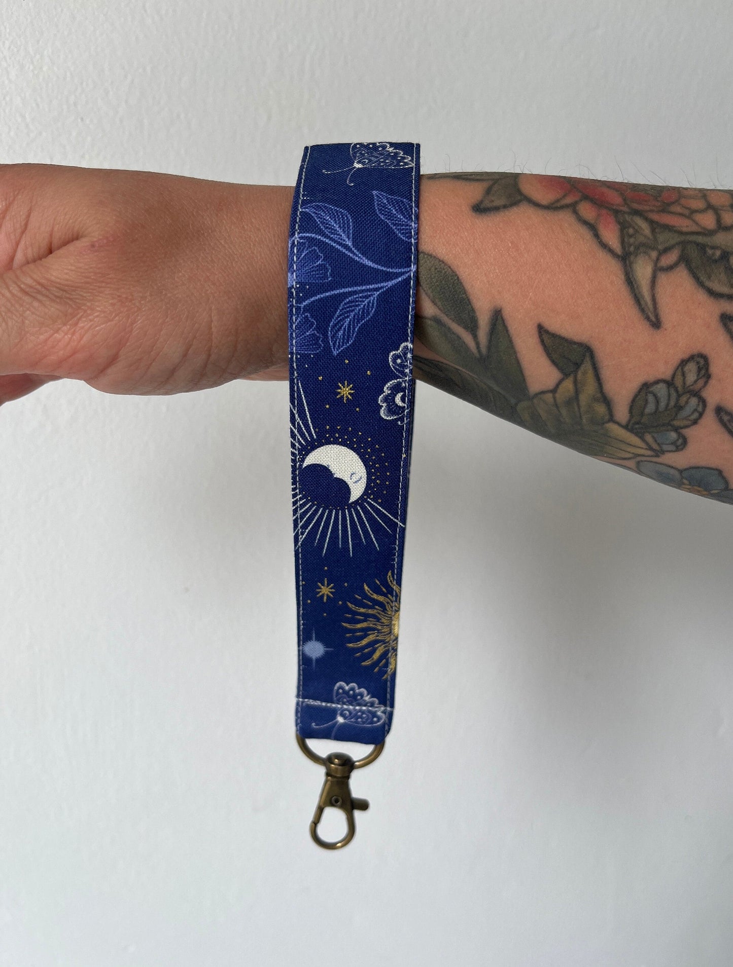 Celestial Fabric Wristlet