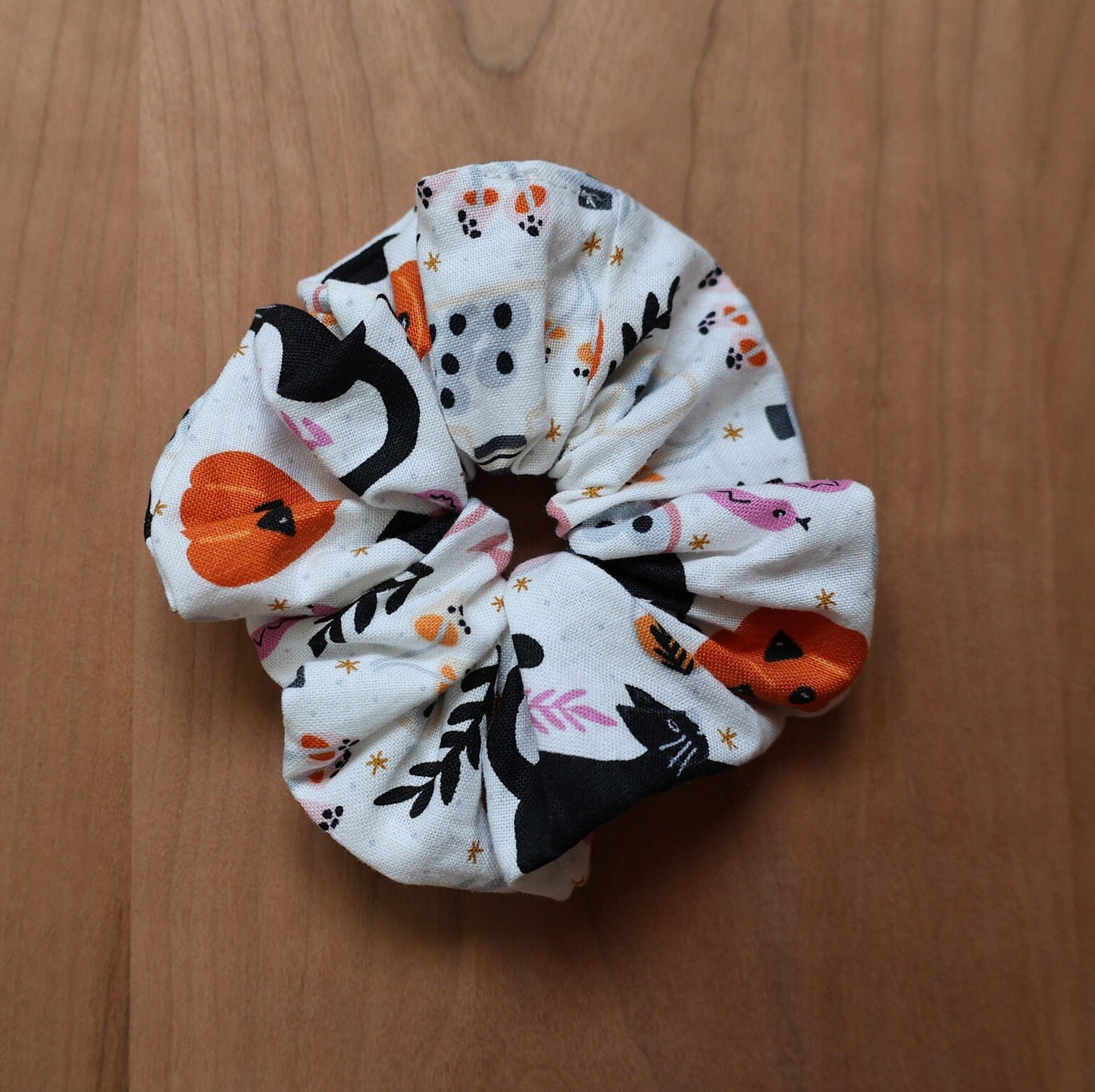 Spooky Themes Large Scrunchies