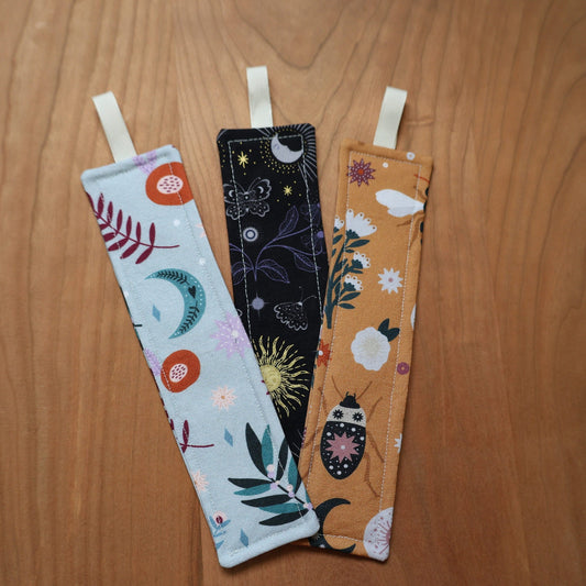 Celestial Themed Fabric Bookmark