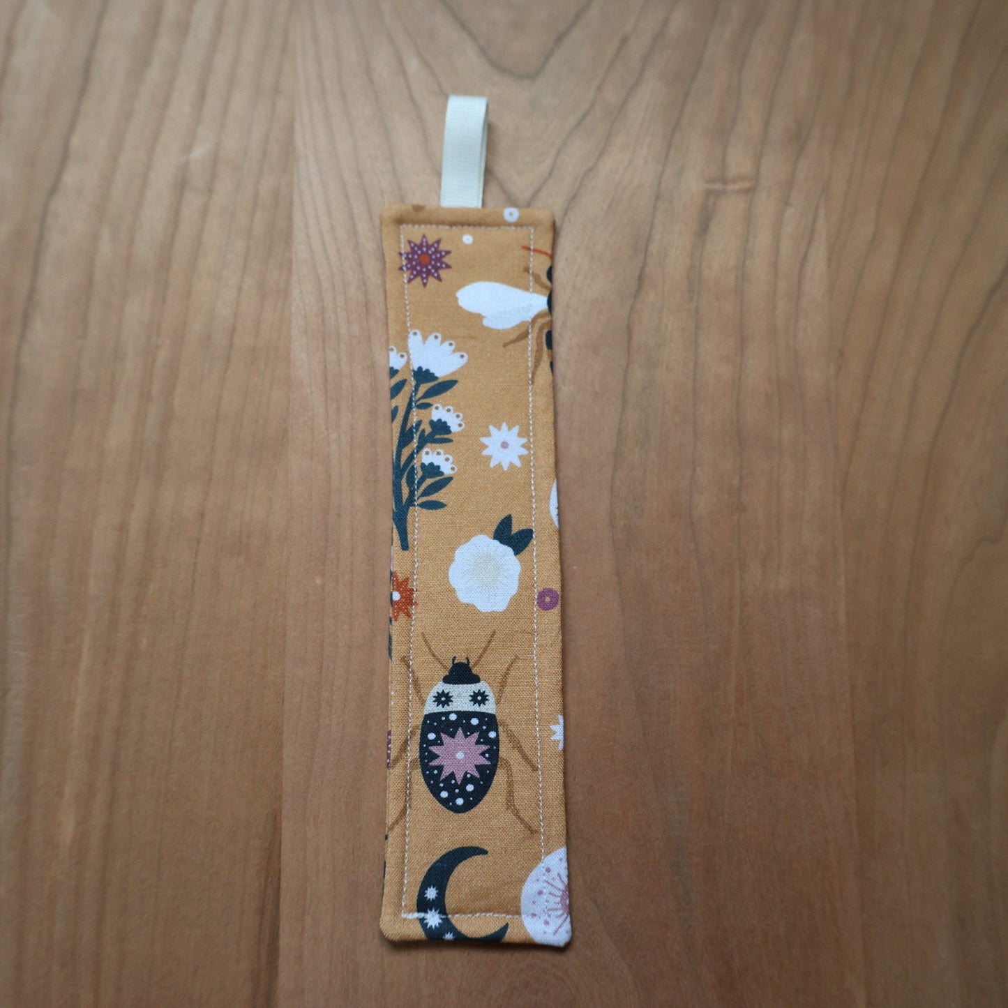 Celestial Themed Fabric Bookmark