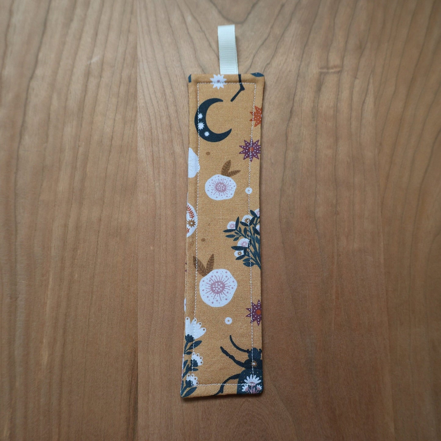 Celestial Themed Fabric Bookmark