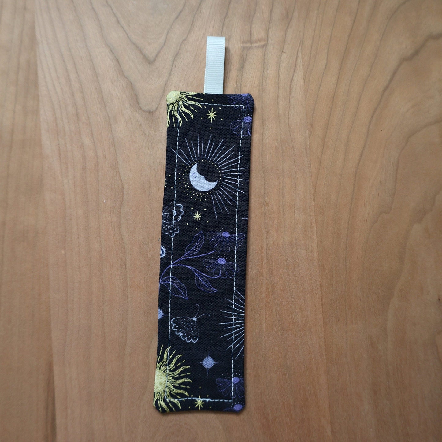 Celestial Themed Fabric Bookmark