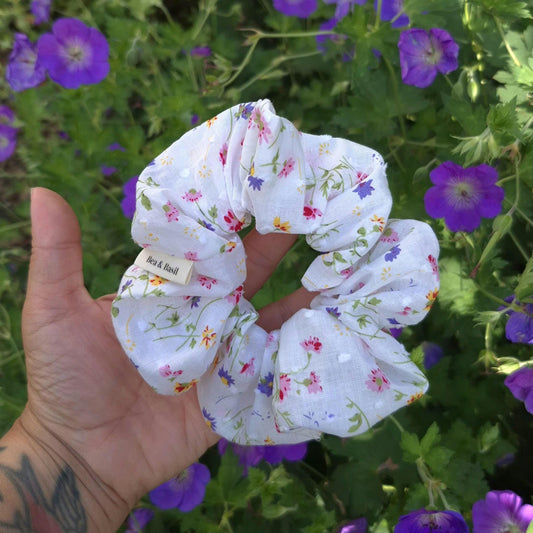 Large Scrunchies - Wildflowers