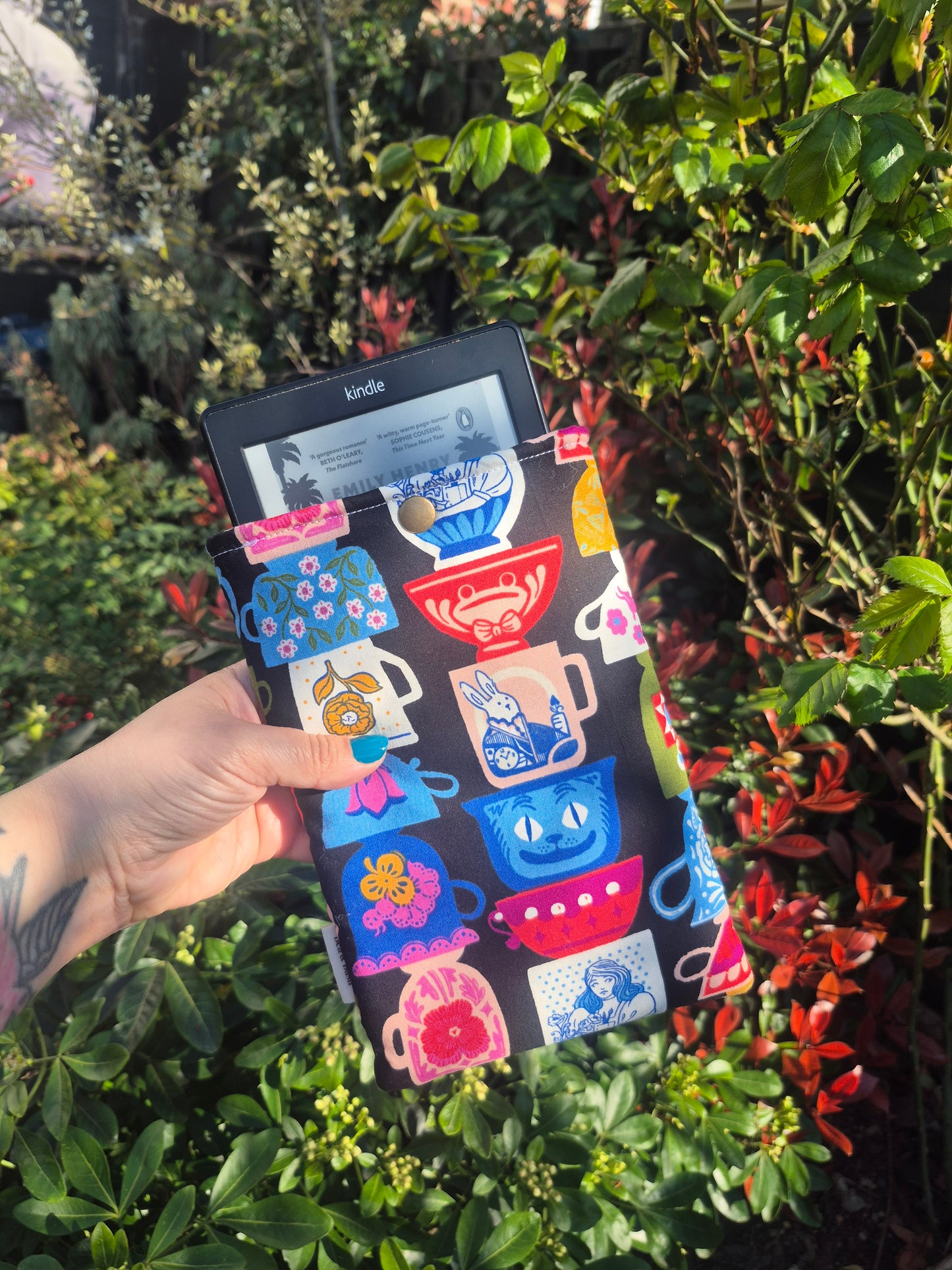 Kindle Sleeve - Tea Party