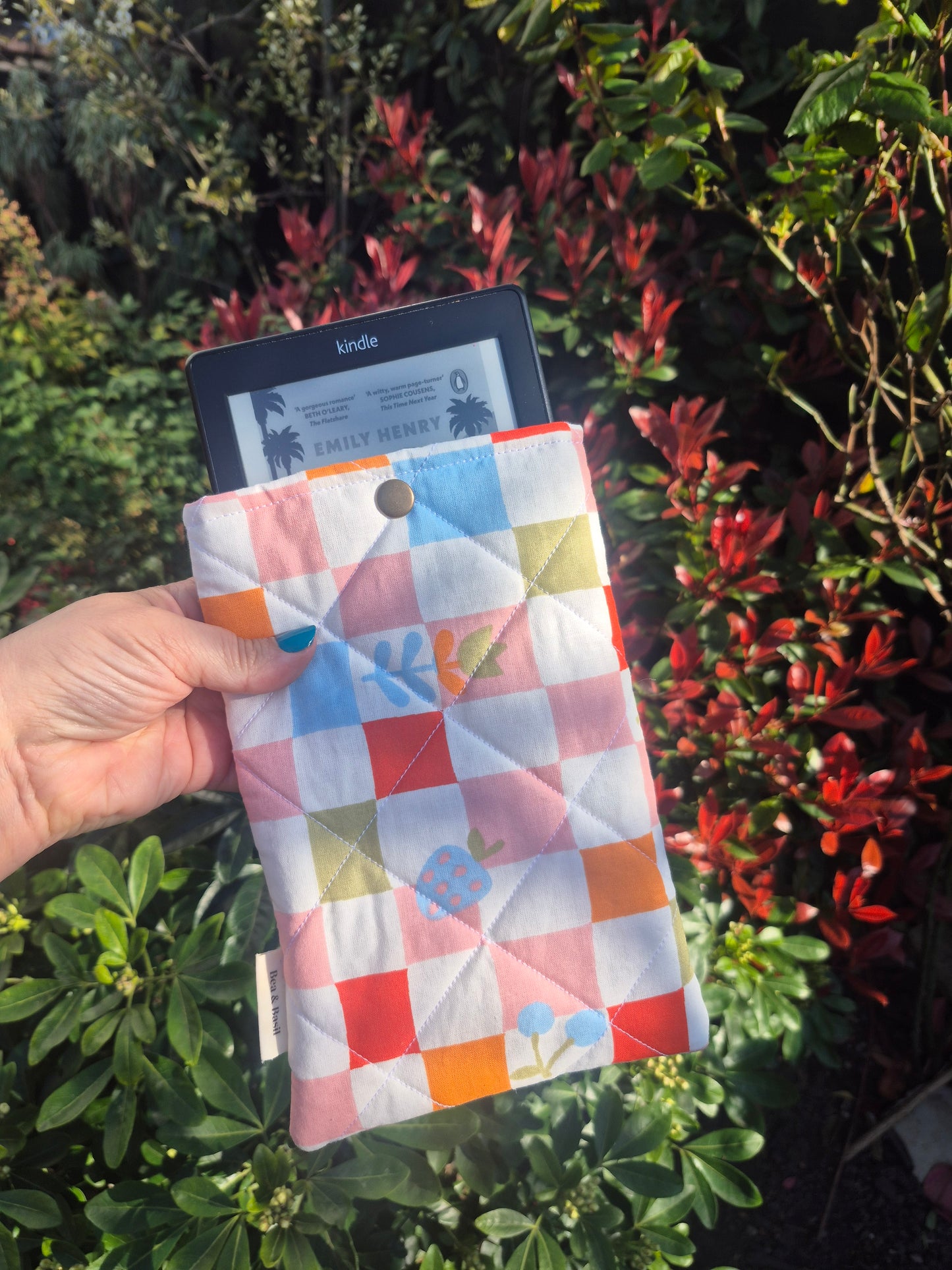 Kindle Sleeve - Fruity Squares