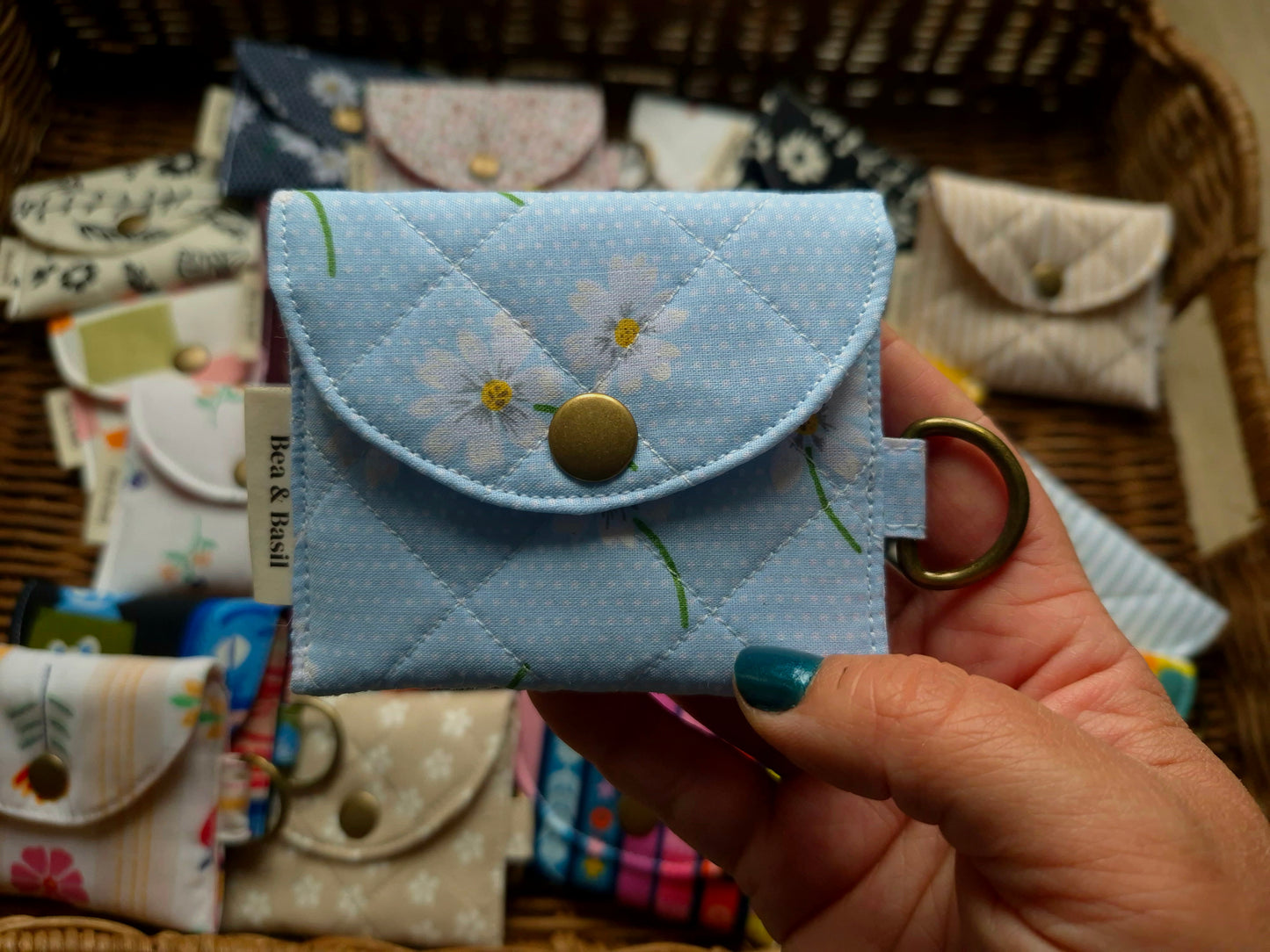 Blue Daisy AirPods Case