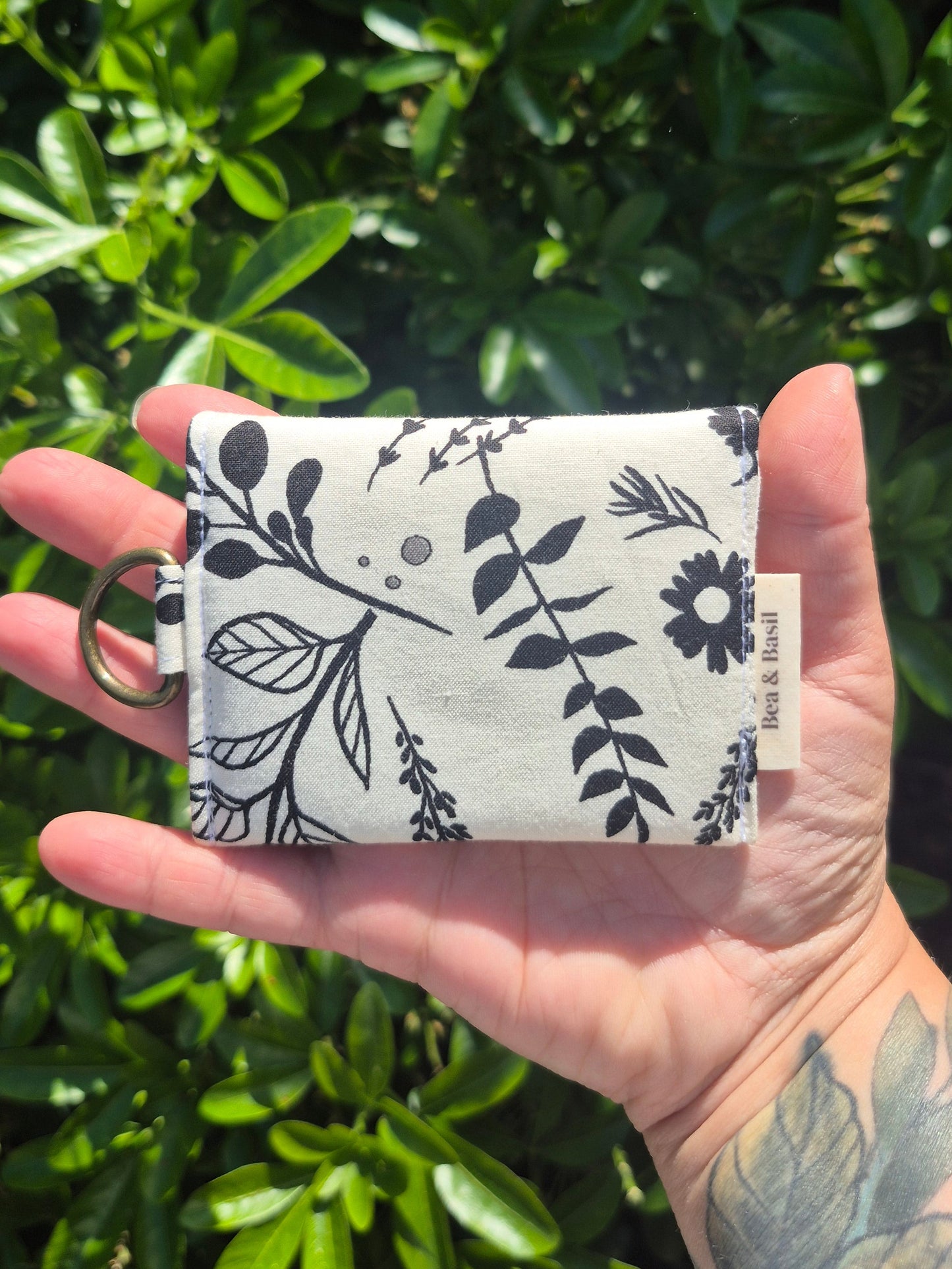 Fauna Black on Cream AirPods Case