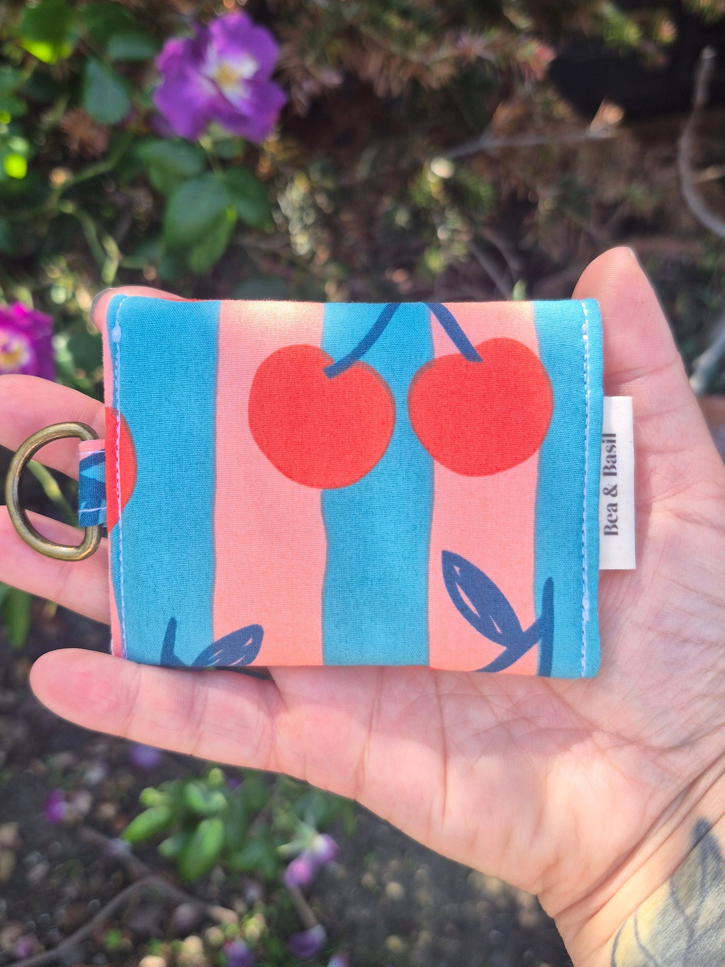 Cherries on Stripes AirPods Case
