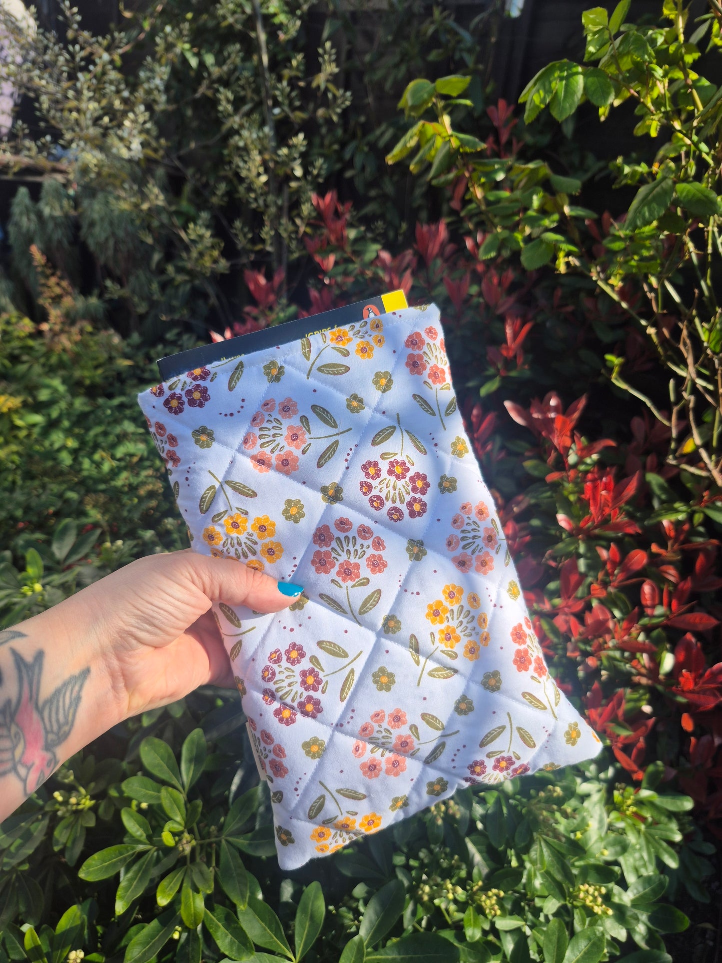 Book Sleeve - Autumn Flowers
