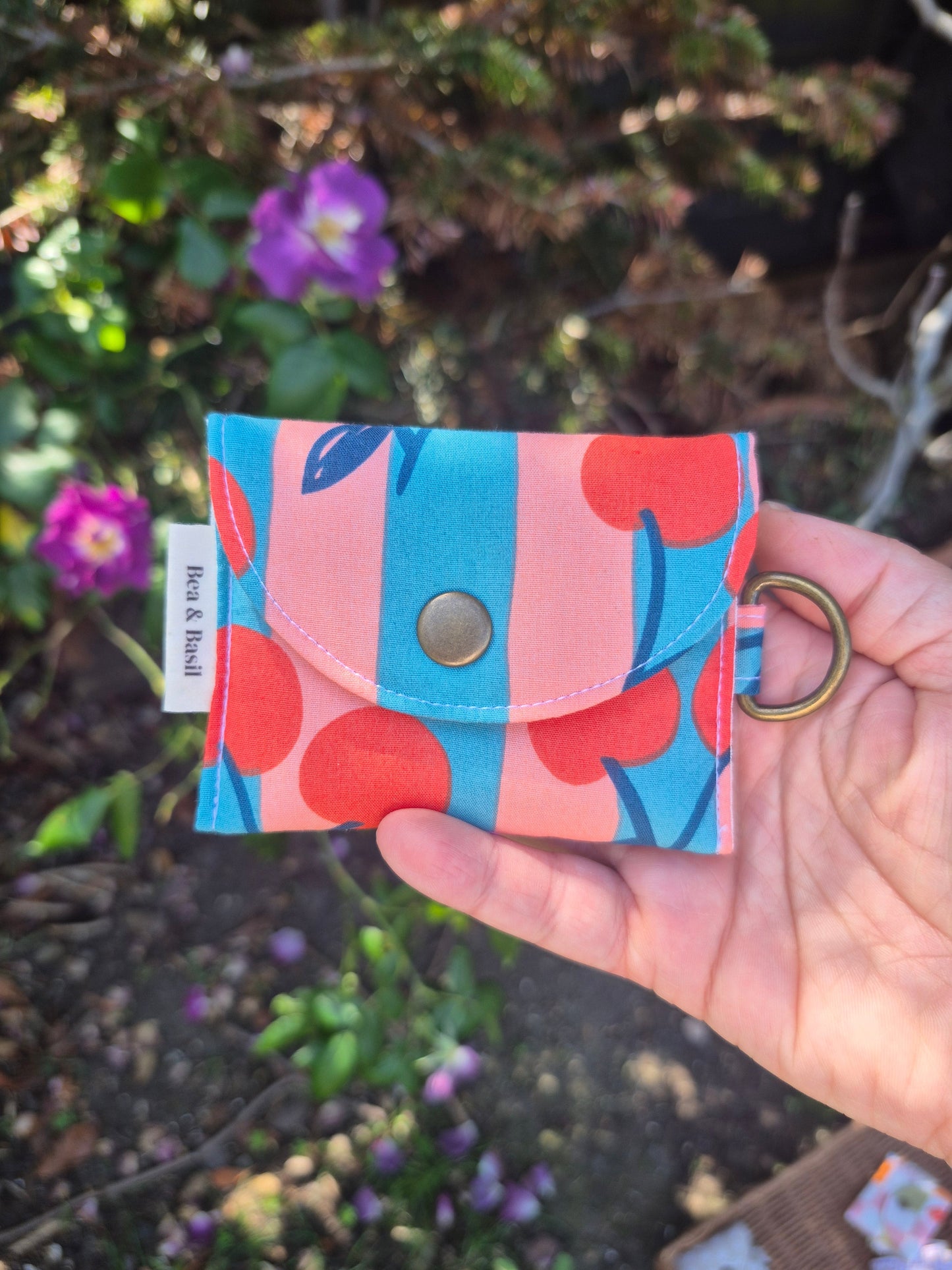 Cherries on Stripes AirPods Case
