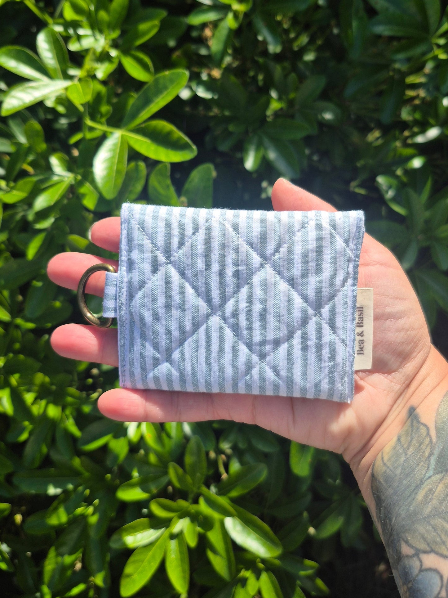 Duck Egg Stripes AirPods Case
